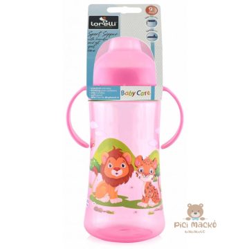 Baby Care Sport itató 330 ml - pink