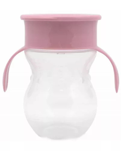 Baby Care 360 itatópohár fogantyúval - pink Cikkszám:  55365