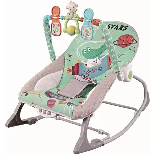 Chipolino Baby Spa rezgő-zenélő pihenőszék 9 kg-ig - Green Cikkszám:  51527