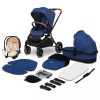 Lionelo Mika 3in1 multifunkciós babakocsi - Blue Navy + Astrid I-Size babahordozó 