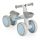 Byox MINI RIDER ráülős 4 kerekű járgány/kismotor SZÜRKE/KÉK