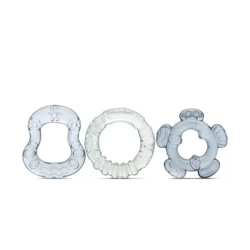 Baby Care 3 db-os hűthető rágóka - Iceberg Green/Cameo Blue